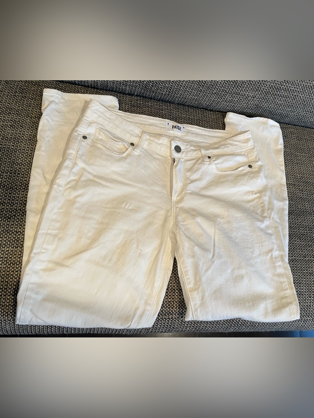 PAIGE Slim White Women's Skinny Jeans